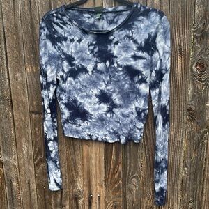 Tie-Dye Long Sleeve Top